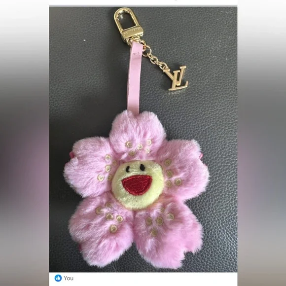 Louis Vuitton Cherry Blossom Bag Charm Keychain - Picture 5 of 5